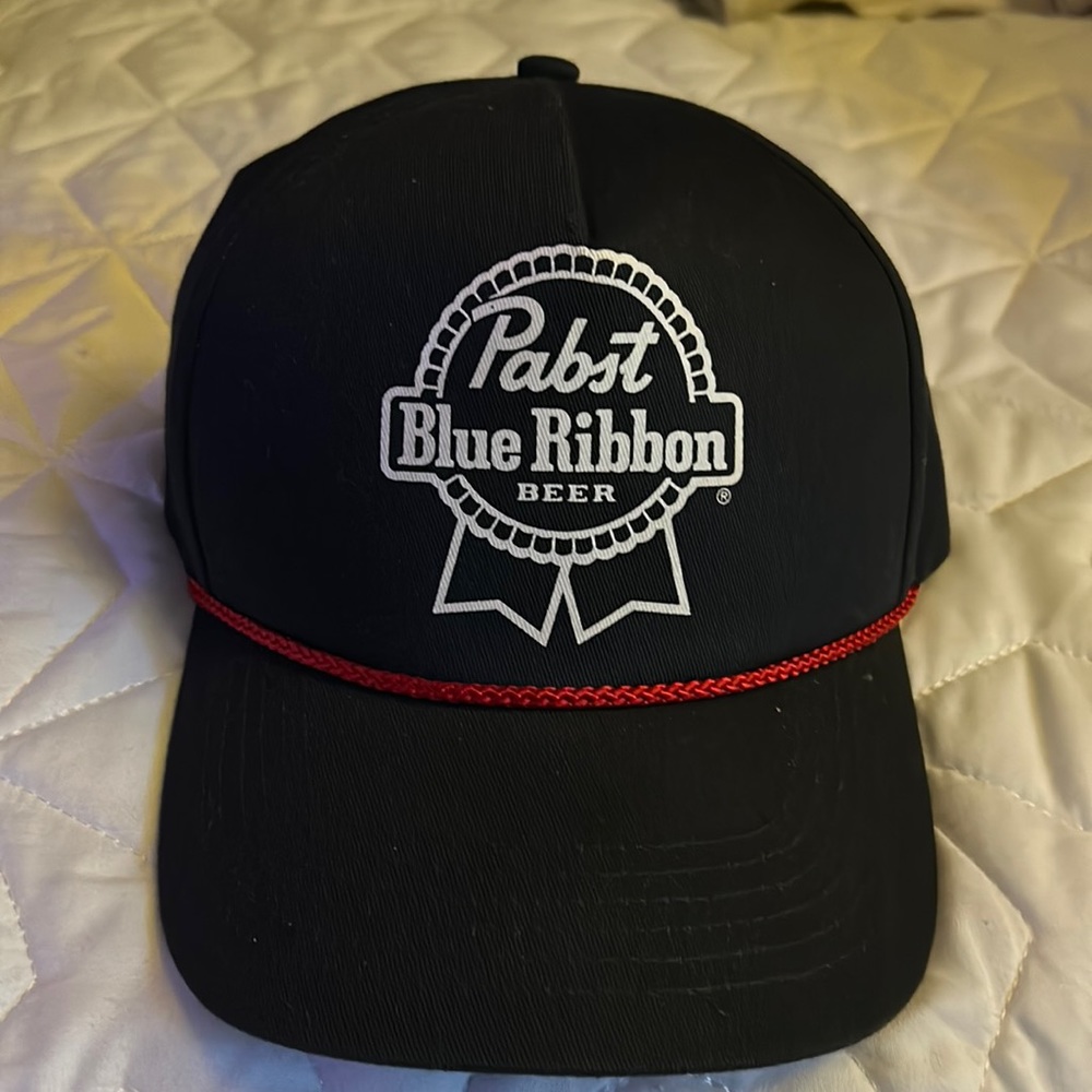 New navy blue PBR hat.